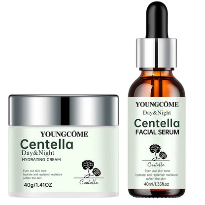 Centella Facial Serum&Hydrating Cream| Brightening Dark| Soothing anti Aging & W/Centella Asiatica