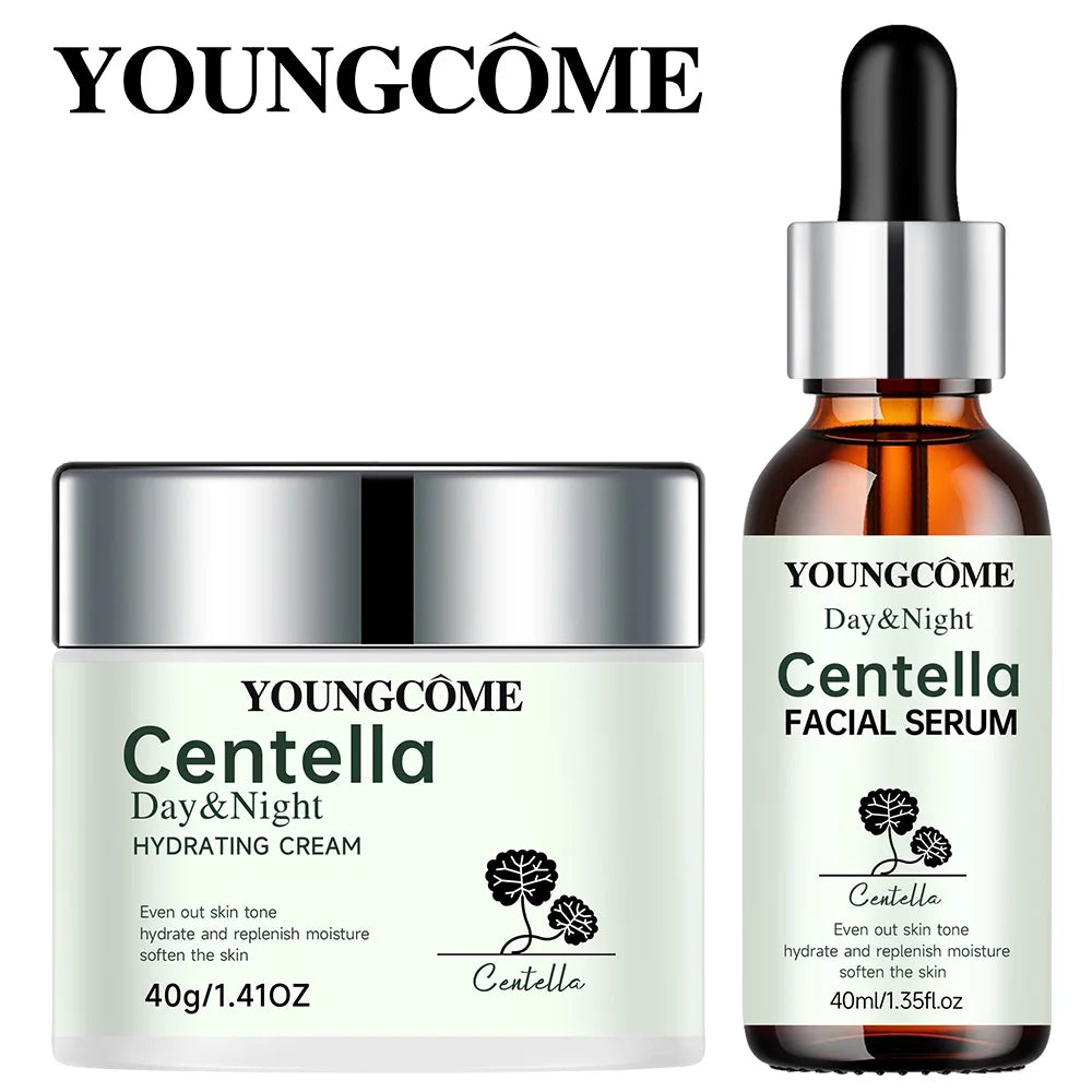 Centella Facial Serum&Hydrating Cream| Brightening Dark| Soothing anti Aging & W/Centella Asiatica